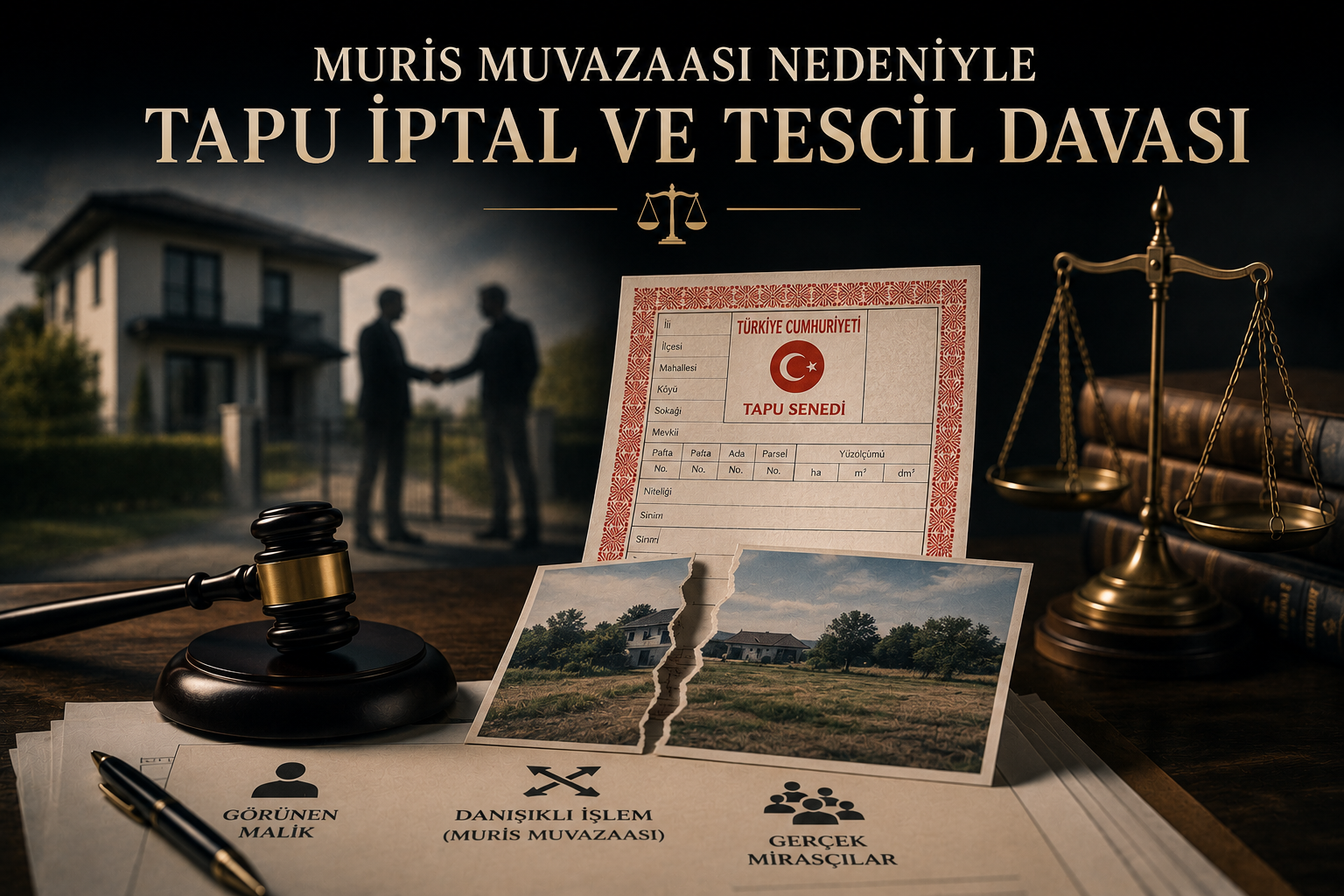 Muris Muvazaası (Mirasçıdan Mal Kaçırma) Nedeniyle Tapu İptal ve Tescil Davası